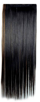 

PELO Straight Nature Looking Extension For Women And Girls, Black Extension, Pack Of 1. Hair Extension