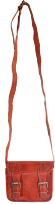 

The Rajasthali Sling Bag(Brown)