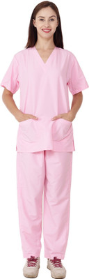 

Trident RI_FE_1150_PINK_M Shirt, Pant Hospital Scrub(Pink M)