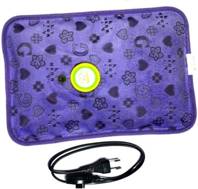 

CRETO Electric Hot Bag, Hand Warmer, Electric Heater Warm Bag, Heating Gel Pad Fur Velvet With Hand Pocket Pain Reliever electric 1 L Hot Water Bag(Multicolor)