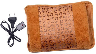 

CRETO Rechargeable Hot Water Bag Heating Gel Pad Fur Velvet With Hand Pocket Pain Reliever electric 1 L Hot Water Bag(Multicolor)