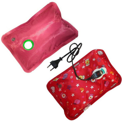 

FUTUREWIZARD dual Pack heating bag rechargeable electric heating bag 1 L Hot Water Bag(Multicolor)