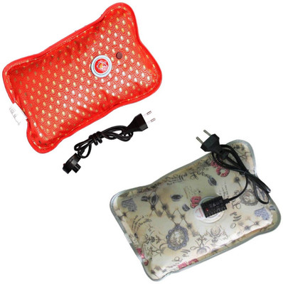 

saioni 2 Pack Combo of Rechargeable Electric 1 L Hot Water Bag(Multicolor)