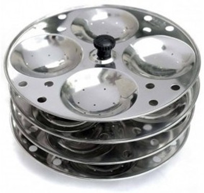 

Ideal Stainless Steel 4 Plates Idli Stand Standard Idli Maker(4 Plates , 16 Idlis )