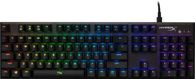 

HyperX Alloy FPS RGB - Silver Speed Switches (HX-KB1SS2-US) Mechanical Wired USB Gaming Keyboard(Black)