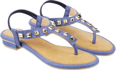 

Mochi Girls Sling Back Heels(Blue, 45;blue