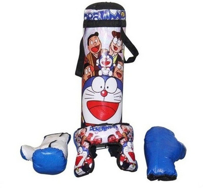 

SPORTSHOLIC New Doremon Toy Boxing Kit With 2 Gloves and 1 Head guard For Kids Boys Girls 3 To 6 Years Boxing Kit