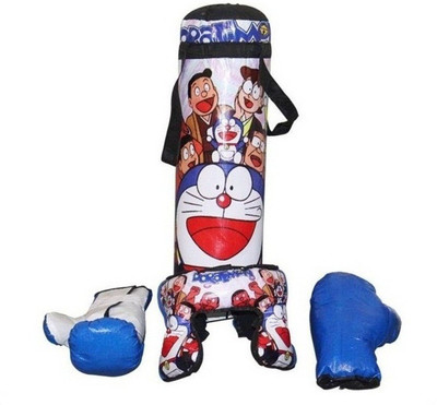 SPORTSHOLIC New Doremon Toy Boxing Kit With 2 Gloves and 1 Head guard For Kids Boys 3 To 6 Years Boxing Kit