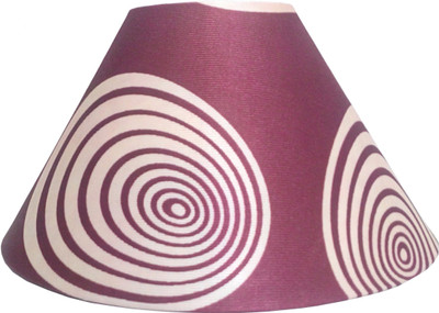 

RDC 10" Round Maroon Cream Designer - B22 Holder Ring Size Table Lamps Lamp Shade(Cotton, Plastic)