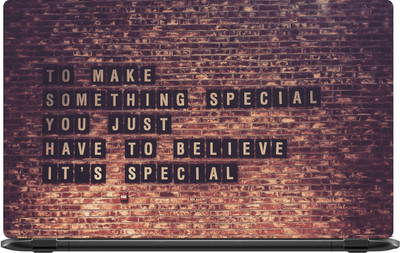 

Lapower To make something special believe in it Vinyl Laptop Decal 15.6