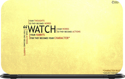 

Lapower Watch your habits they become your character Vinyl Laptop Decal 15.6