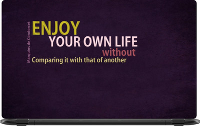 

Lapower Enjoy life without comparing Vinyl Laptop Decal 15.6