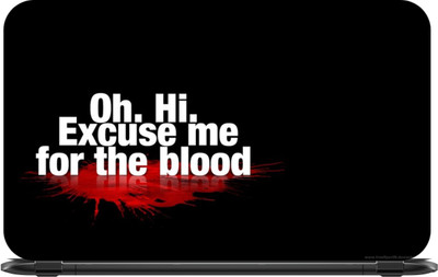 

Lapower Excuse me for blood Vinyl Laptop Decal 15.6