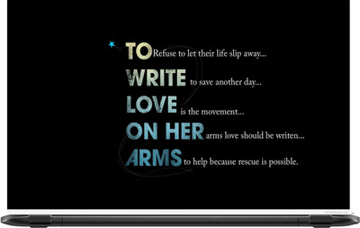 

Lapower Love quotes Vinyl Laptop Decal 15.6
