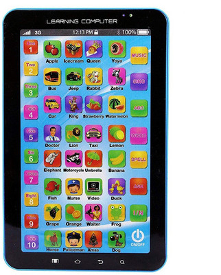 

b bros new toys P1000 Kids Educational Learning Tablet Computer Educational Learning Tablet Toy for Kids Gift for\Baby\Girl\boy\Child black (colour may be vari)(Black)