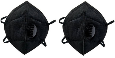 

SG Health Anti Pollution Face Mask with Activated Carbon- KN95 Filter, PM2.5 Filtration, Adjustable Nose Clip: for Men/Women PMB2 Combo Pack of 2 Mask