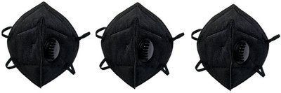 

SG Health Anti Pollution Face Mask with Activated Carbon- KN95 Filter, PM2.5 Filtration, Adjustable Nose Clip: for Men/Women PMB3 Combo Pack of 3 Mask