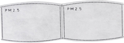 

PureMe Pack of 2 PM2.5 Filters with Activated Carbon layer for Washable Mask PM2.5 Filter Mask