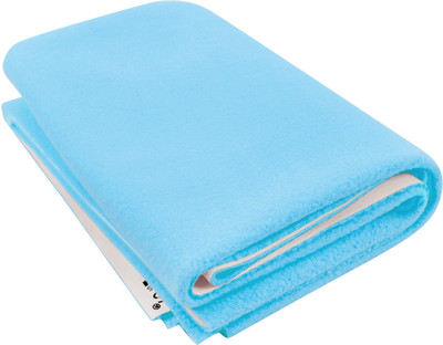 

Polka Tots Velvet Baby Bed Protecting Mat(sky blue
