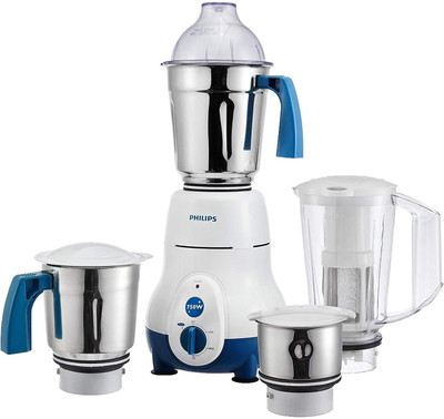 

Philips Mixer Grinder mx-003 600 Juicer Mixer Grinder(White, 3 Jars)