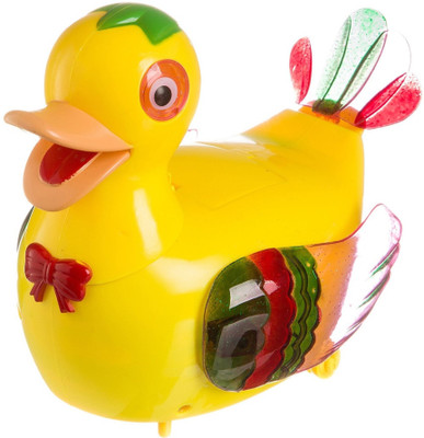 

TOYGALAXY DUCK LAY AN EGG MUSICAL TOY FOR KIDS(Yellow)