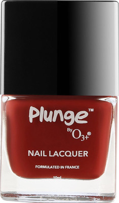 

O3+ PLUNGE NAIL LACQUER Lady Plunge Red-1