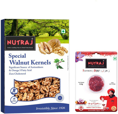 

Nutraj Special Walnut Kernel 250 G & 0.5 g Saffron Walnuts(250 g, Box)