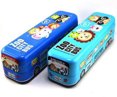 

Johnnie Boy pencil box modern Art Metal Pencil Boxes(Set of 2, Multicolor)