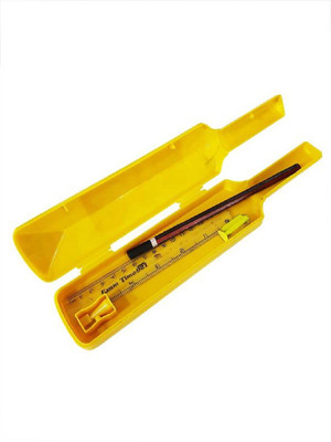

Bueno Bat Shape Pencil Box For Your Toddlers, Home And School Use Pencil Boxes, Pack Of 1 NA Art Plastic Pencil Box(Set of 1, Yellow)