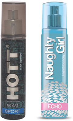 

HOTT Mens SPORT & ECHO- (Set of 2 Perfume for Couple) (135ml each) Perfume - 135 ml(For Men & Women)