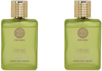 

Lyla Blanc CHROME Perfume Spray for Men- Pack of 2 (100ml each) Eau de Parfum - 100 ml(For Men)