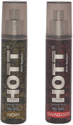 

HOTT NOIR & SWAGGER Perfume Spray for Men- (Set of 2) (60ml each) Perfume - 60 ml(For Men)