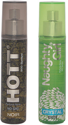 

HOTT Mens NOIR & CRYSTAL- (Set of 2 Perfume for Couple) (60ml each) Perfume - 60 ml(For Men & Women)