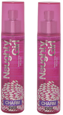 

Naughty Girl CHARM Perfume Spray for Women- Pack of 2 (60ml each) Perfume - 60 ml(For Women)
