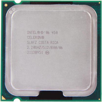 

Intel 2.2 LGA 775 CELERON 450 Processor(SILVER GREEN)