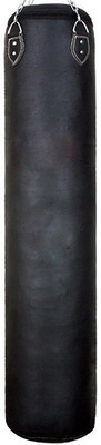 

FACTO POWER 6.0 Feet Length BLACK Color With Chain Unfilled Synthetic Leather Banana Bag(HEAVY, 2 kg)
