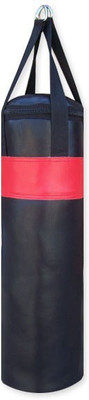 

FACTO POWER 4.5 FEET LONG BLACK AND RED COLOR UN-FILLED SRF-STANDARD WITH STRAPS Hanging Bag(L, 54 kg)