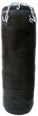 

FACTO POWER 3 Feet Length BLACK Color Unfilled Synthetic Leather Hanging Bag(Heavy, 1 kg)