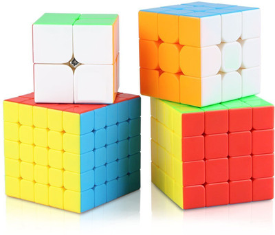 

Funnytool 2X2 Stickerless Speedy Rubik Magic Puzzle Cube(4 Pieces)