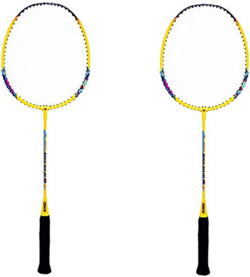 

Cosco CBX-320 ( 2 Racquet ) ( Boys, Girls, Men, Women ) ( Color on Availability) Multicolor Unstrung Badminton Racquet(G4 -3.25 Inches, 350 g)