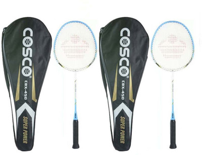 

Cosco CBX-450 ( 2 Racquet ) ( Boys, Girls, Men, Women ) ( Color on Availability) Multicolor Strung Badminton Racquet(G4 -3.25 Inches, 350 g)