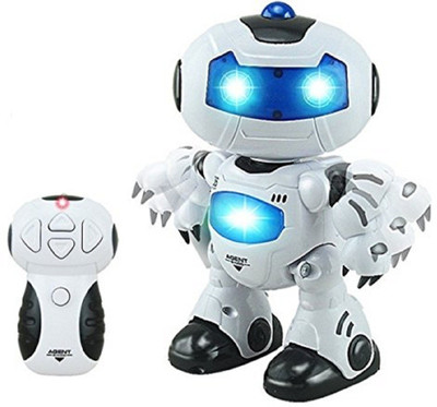 

kajal toys Remote Control Robot Toy, White(Multicolor)