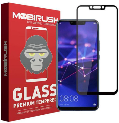MOBIRUSH Edge To Edge Tempered Glass for Huawei Honor 8C(Pack of 1)