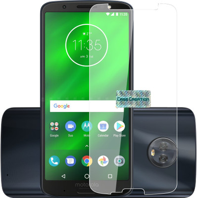 Case Creation Tempered Glass Guard for Motorola Moto G6(Pack of 1)