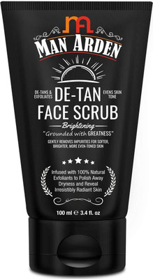 

Man Arden De Tan Brightening Face Scrub 100ml - De-Tans & Exfoliates Skin - With Vitamin C Scrub(100 ml)