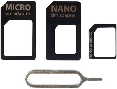 

Nossy any micro, nano and normal card slot smart phones Sim Adapter(plastic)