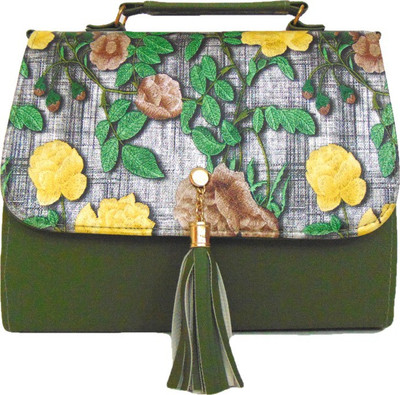 

Estoss Women Casual Green PU Sling Bag