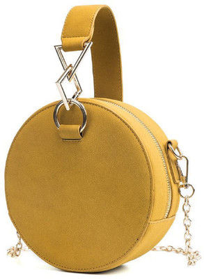 

Mei&Ge Girls Evening/Party, Casual, Formal Yellow Canvas Sling Bag
