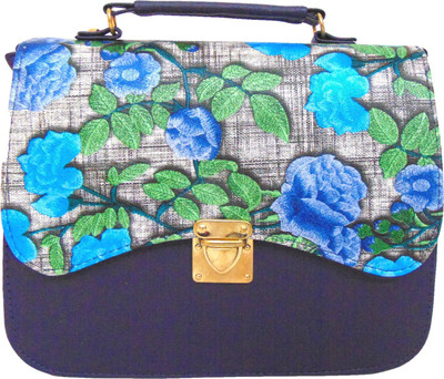 

Estoss Women Casual Blue PU Sling Bag
