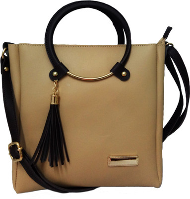 

bandicoot Women Casual, Formal, Sports, Evening/Party Beige PU Sling Bag